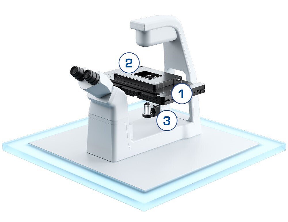 Physik Instrumente Ultrasonic Microscope Stage Demonstrator